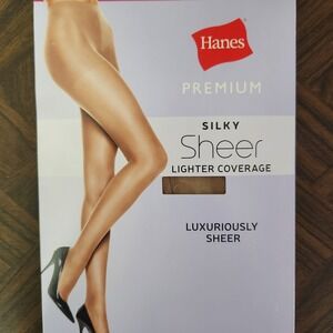 Hanes Silky Sheer Pantyhose Nude womens size 2XL NWT Wardrobe Basics
